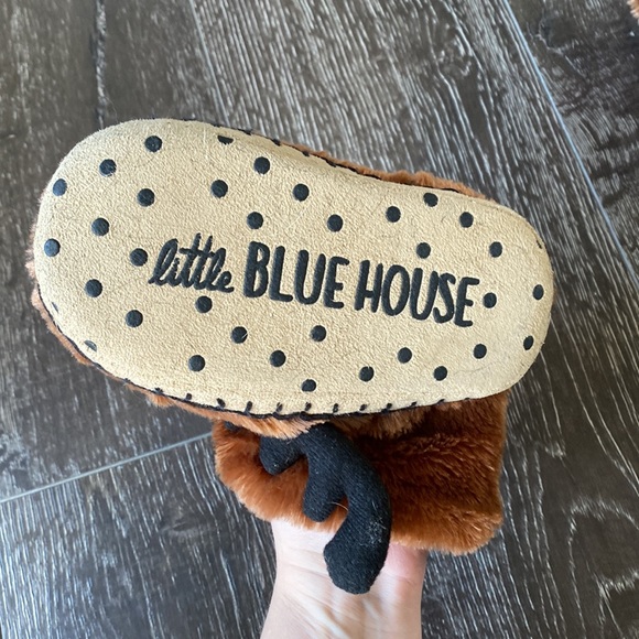 Little Blue House Moose Slippers - Picture 4 of 4
